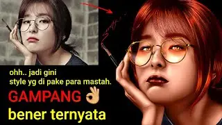 SMUDGE ART tutorial bagian //RAMBUT// PART#1
