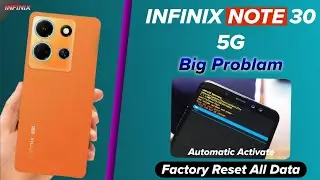 The Option To Factory Erase All Data Will Automatically Appear - Infinix Note 30 5G - Big  Problam