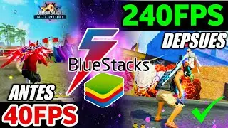 COMO BUGEAR FPS EN BLUESTACKS 5 || FACIL Y RAPIDO ✅+240 FPS ▶ROOTEAR BLUESTACKS 5