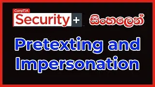 security+ 1-1 part 2 pretexting and impersonation in sinhala