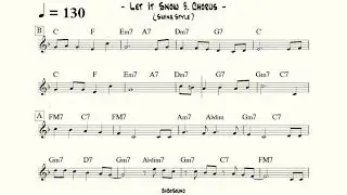 Let It Snow Backing Track (Swing Style)