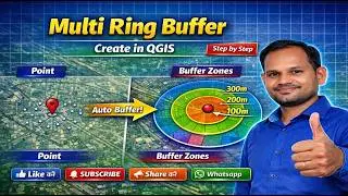 QGIS Beginning to Advanced Tutorial #64 Creating Multiple Ring Buffers in QGIS I Multi Ring Buffer