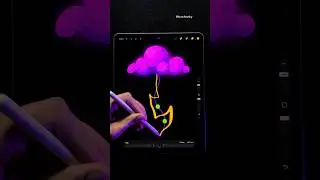 Thunder Animation Tips and Tricks in Procreate ⚡️😳 #procreate #animation