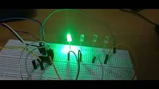 PIC12f676 microcontroller based 4 Channel LED Chaser