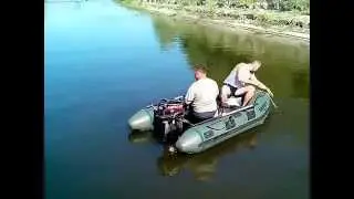 ПОЛІССЯ-1: промір глибин Десни перед Остром