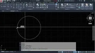 Menggunakan Tools Diameter Pada AUTOCAD 2021
