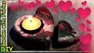 Romantic Couple: Candlestick and Scented Stone. Easy to do, no forms needed