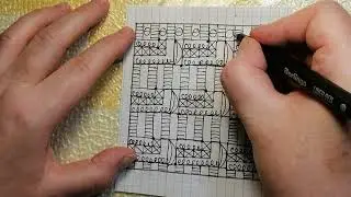 Минутка на Zen art. Рисуй и релаксируй. Тангл 11