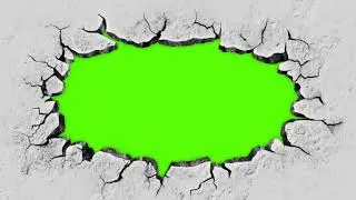 wall crack green screen effect // fentestic effect //BRK works