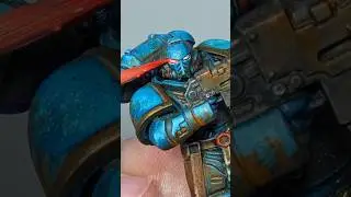 How to paint grimdark Space Marine (full video in the description) 
