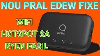 NAP EDEW FIKSE ROUTÈ ALCATEL OU SAN PROBLÈM JUST CONTACTER NOU POU PLUS INFO