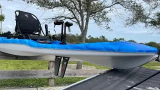 Ultra cheap Pedal Drive Kayak* Pelican Getaway Kicker 110 HDII Hydryve Water Test
