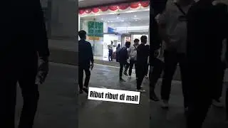 Detik detik keramaian di salah satu Mall Palembang tadi malam #viralshort