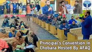 Principal's Convention Conducted By AFAQ At Bismillah Marriage Hall Chobara