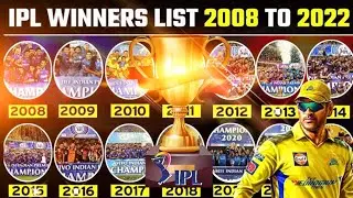 2008 to 2022 IPL winners team @OfficialCPLT20