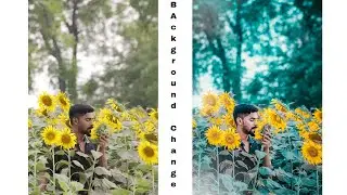 Photo colour grading in Photoshop / manipulation/background change