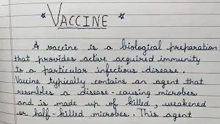 Essay on Vaccine in english || Vaccine essay || Essay writing