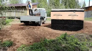 Продолжаю вручную закапывать погреб!