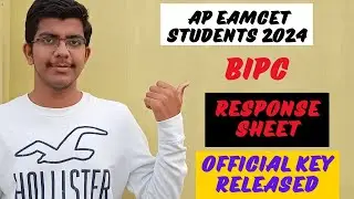AP EAMCET BIPC Official Key & Response Sheet Released || check your marks🔥🔥