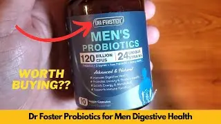 Dr Foster Probiotics for Men Digestive Health | Worth Buying? Mens Probiotic with Saw Palmetto