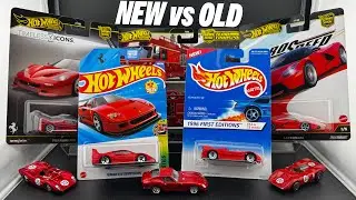 New vs Old! Comparing the Latest Hot Wheels Ferraris to the Classics