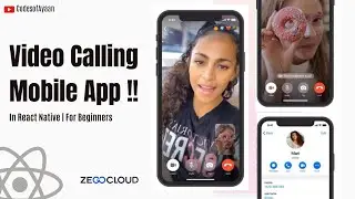 🔴Video Calling App in React Native | ZegoCloud Api | For Beginners