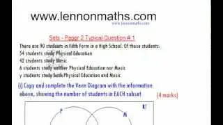Sets - CXC CSEC Typical Past Paper Question #1