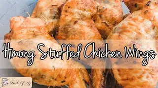 Making Hmong Style Stuffed Chicken Wings | Cook With Me | Hmong Food | How To | Dash Of Liz