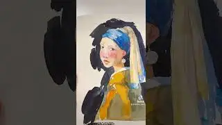 Рисуем девушку с жемчужной сережкой
