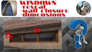 Creating reveal, wall closure and dimensioning for windows/doors in Archicad