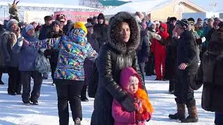 Масленица в Новотырышкино. 2018г. Видео "Нашего Бийска". Р. Верещагин.