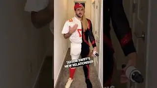 He was Taylor Swift AND Travis Kelce 😂❤️ 