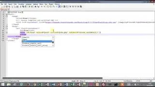 Tutorial 1 - Form Validation - Using  javaScript and PHP - Part 1/9 Markup