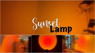 How to make sunset lamp easy 🌞