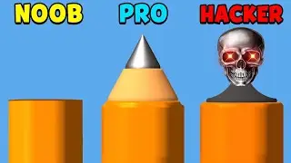 ✅Noob VS PRO VS Hacker in CarveThePencil Game iOS,Android