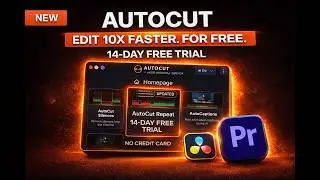 Edit Videos 10x Faster in Premiere Pro & DaVinci Resolve (AutoCut)
