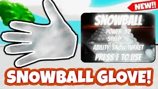 Slap Battles HOW TO GET SNOWBALL Glove + Badge in Slap Battles (BIG SECRET)