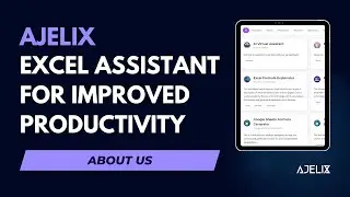 AI in Excel - Ajelix Spreadsheet Artificial Intelligence Tools for Productivity