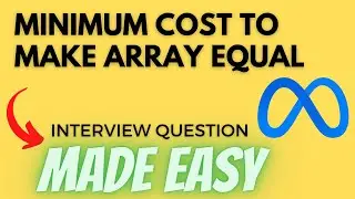 Minimum Cost to Make Array Equal - Leetcode 2448 - Python
