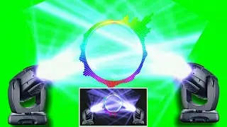 डीजे ग्रीन स्क्रीन लाइट इफेक्ट_|_DJ green screen LED Moving Head light effect