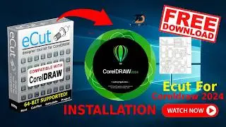 ECut Installation || Free Download || For Coreldraw 2024 || Ecut plugin || Nesting in Corell draw