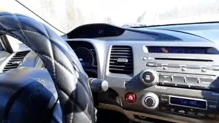 Honda Civic 4D, замер расхода топлива, рабочего и нерабочего лямбда-зонда.