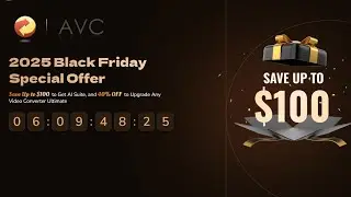 Best Black Friday Deal for Video Editors | Any Video Converter 40% OFF!