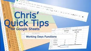 Google Sheet: How to calculate Working Days