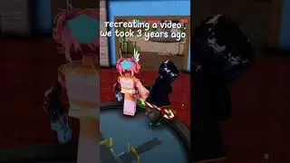 kyle helping vani was so sweet!💙🩷 #vanilbean #kreativekyle #roblox #mm2