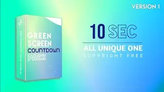 10 Green Screen Countdown Pack Version 1| MrSid