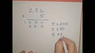 Expanded Method for Multiplication. 