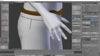 Lofting in Blender, creating a mesh along a curve or path.