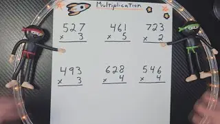 3-Digit by 1-Digit Multiplication Maths