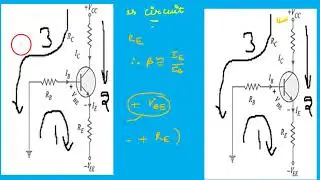 Emitter Bias of a BJT Transistor